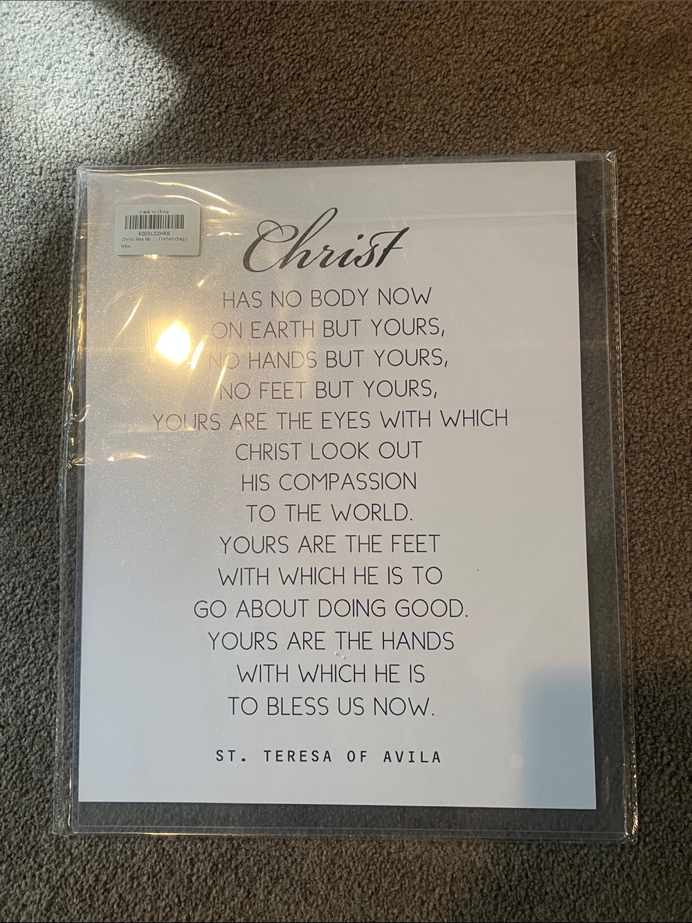 Inspirational Wall Hanging